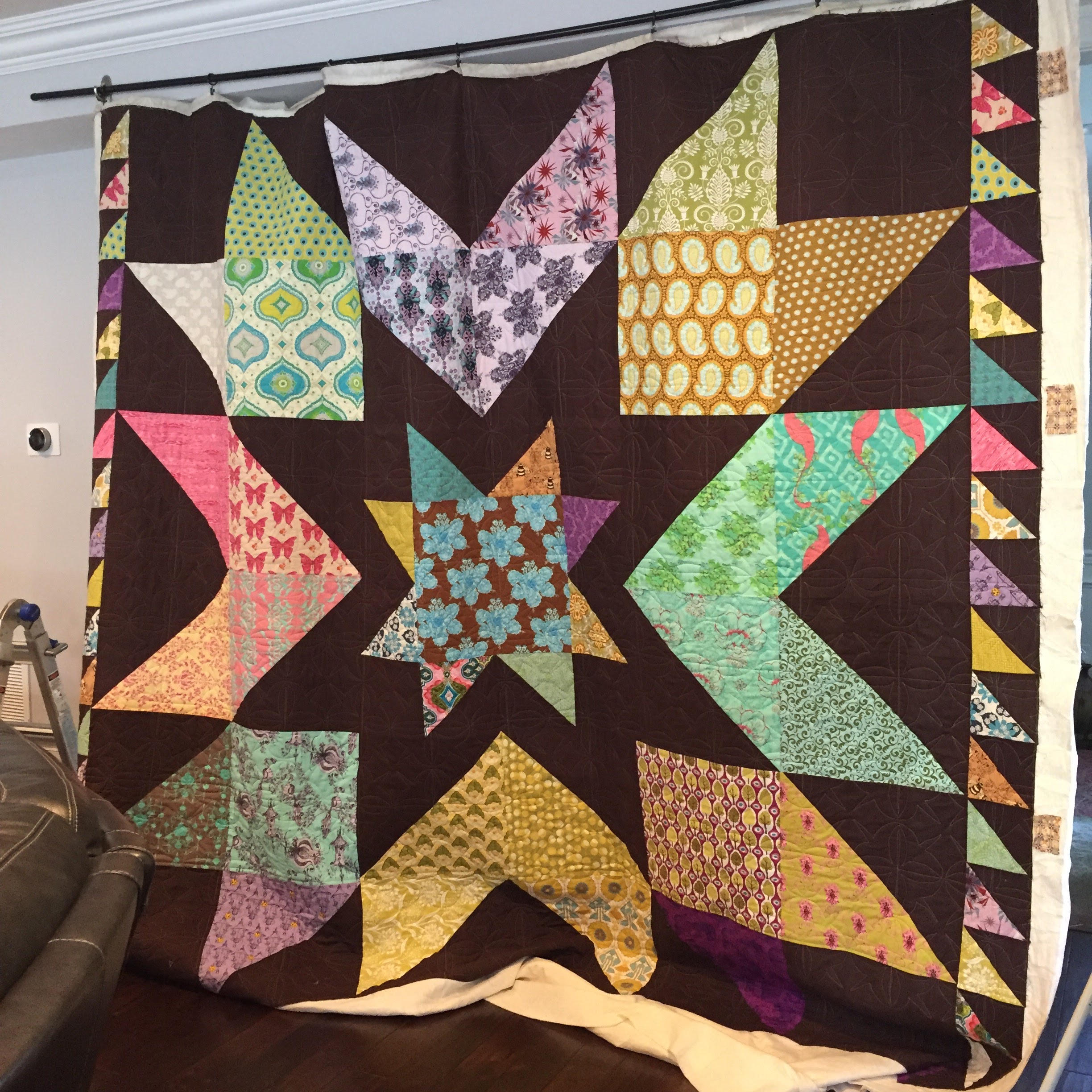 How to Hang a Quilt with Command Strips
